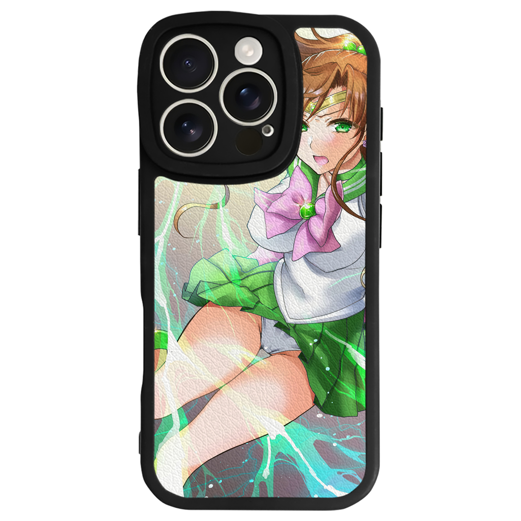 （画像用） 美少女戦士セーラームーン Sailor Moon 【iPhone 16シリーズ対応】シリコンスマホケース（レザー調） 材質：シリコン